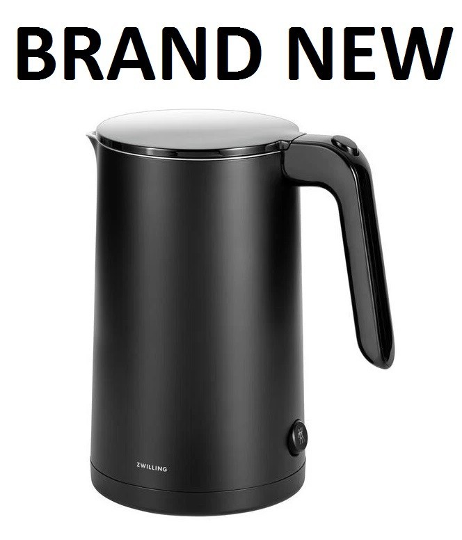 ZWILLING Enfinigy Pro Electric Kettle 1.5L Black Matte Cool Touch Fast Boil