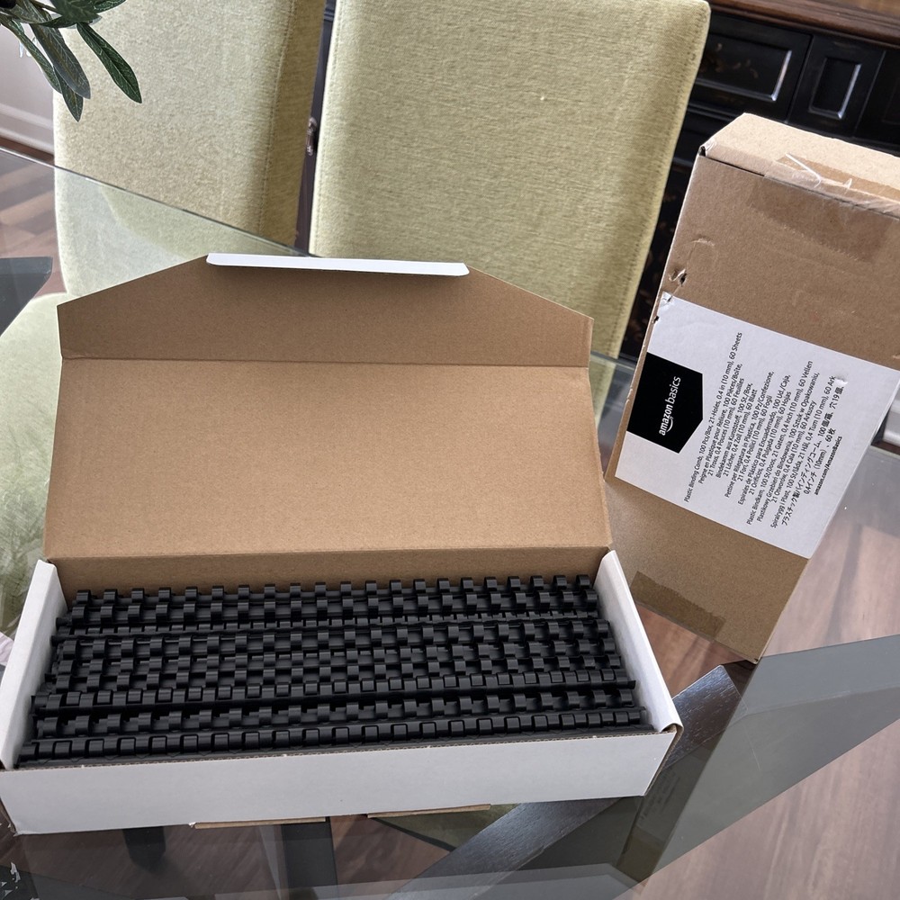 Binding Machine, 21-Holes, 450 Sheets, Comb Binding Machines with Starter Kit