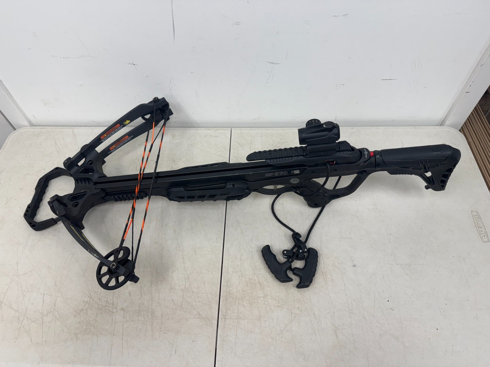 Barnett XP 370 TriggerTech Compound Crossbow w sig sauer romeo-msr red dot scope