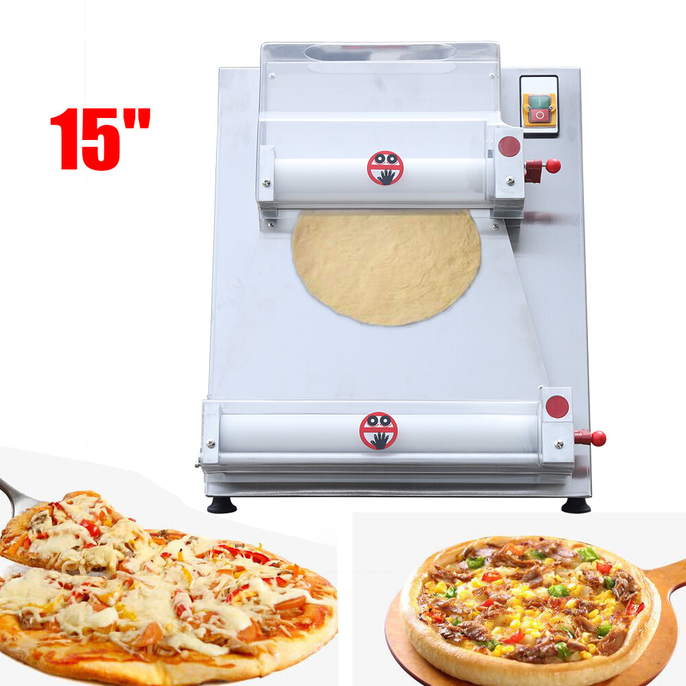 Electric Pizza Dough Roller Sheeter Pastry Press Making Machine 4-16" US