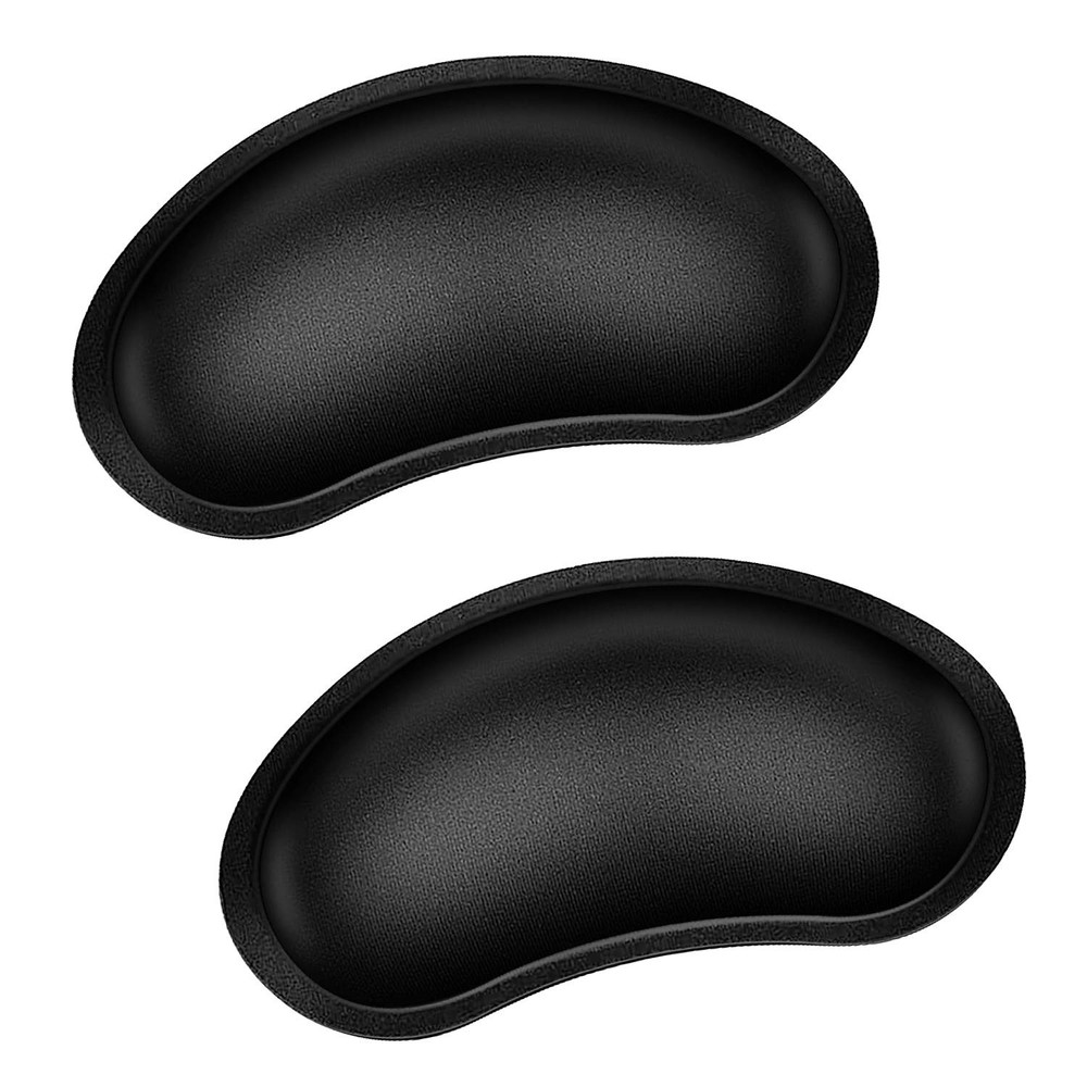 Mouse Wrist Rest, Canjoy 2 Pack Memory Foam Soft Fabric Small, Black