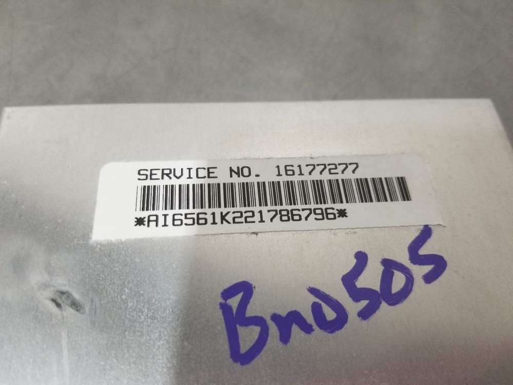 93 1993 BUICK ROADMASTER SRS RESTRAINT CONTROL MODULE 16177277