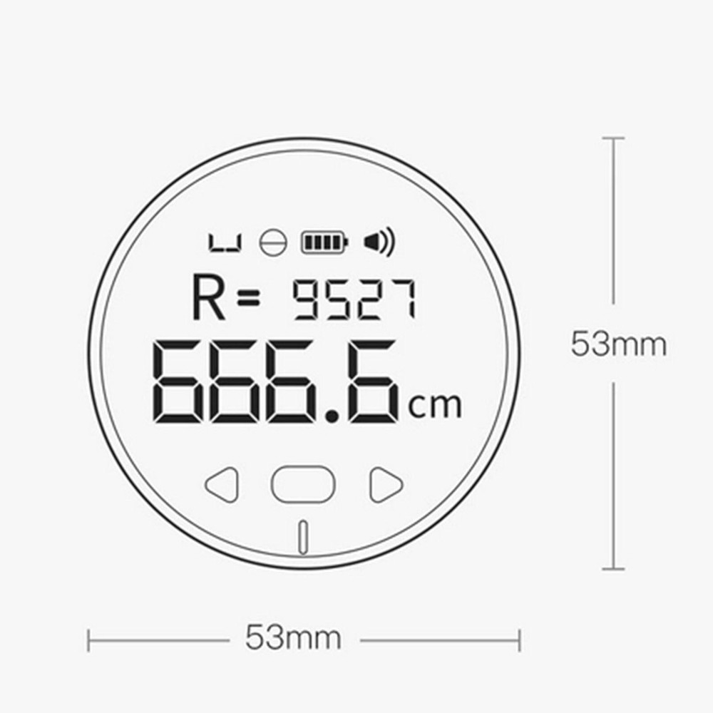 Multi-Function Rechargeable Tуpe-C LCD Display Electronic Tape Measure Ruler