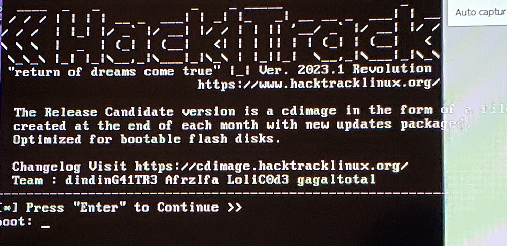 Hack | Track Linux 2023.1 Live DVD-ROM Based on Debian x86_64 Security Pentestin