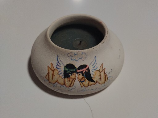 Candles By Sandstone Creations Hand Painted. 1A
