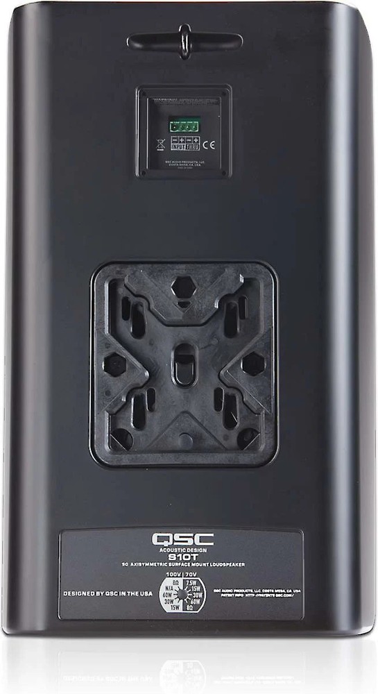 QSC 2-way 10" speaker BK 2-way 10" Surface mounted speaker BK