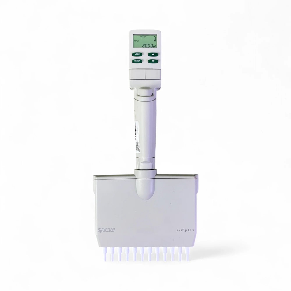 Rainin E3 Rapid Charge Stand and EDP3-Plus Multi-Channel Electronic Pipettes BO!