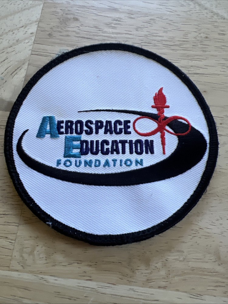 Aerospace Education Foundation Hook And Loop Patch