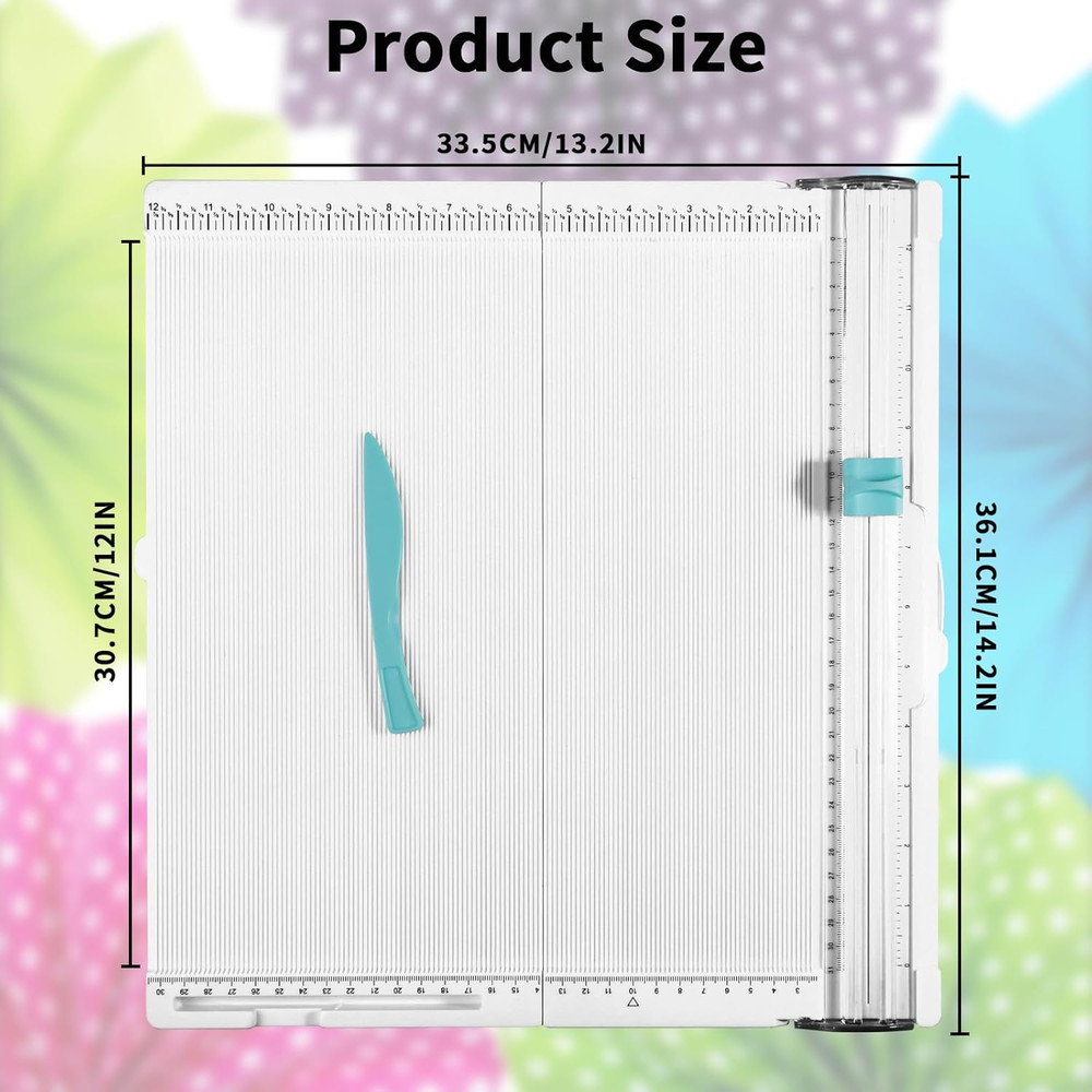 Scoring Board Paper Trimmer, Includes 12X12 Inch Folding Scoring Board, Scoring