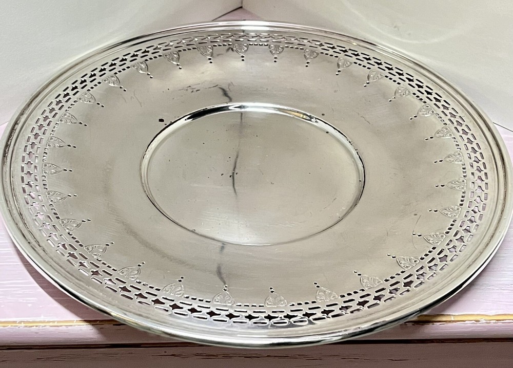 Silver 10” Wallace Serving Tray Number 6405 N