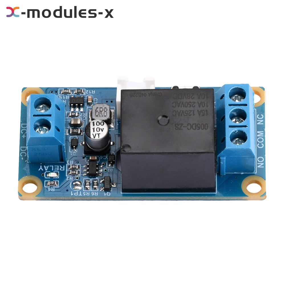 DC5-28V Wide Voltage 1Channel Single Button Bistable Self-Locking Relay Module