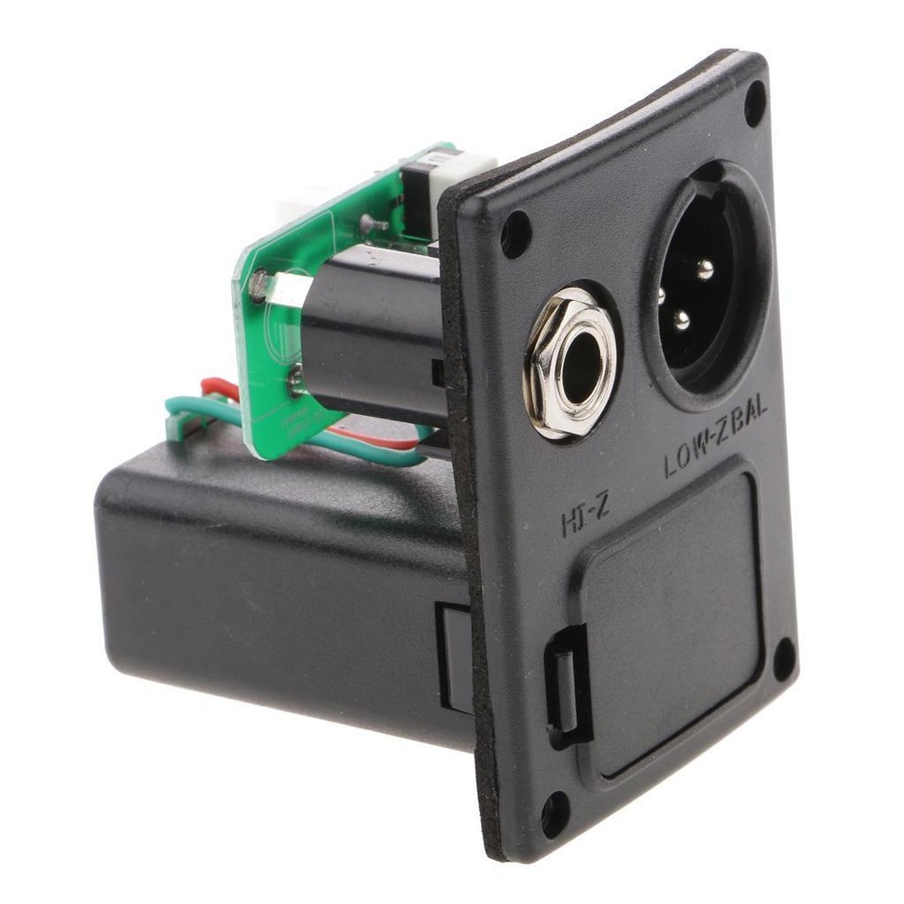 EQ Pickup Battery Box Case w/ Circuit Black