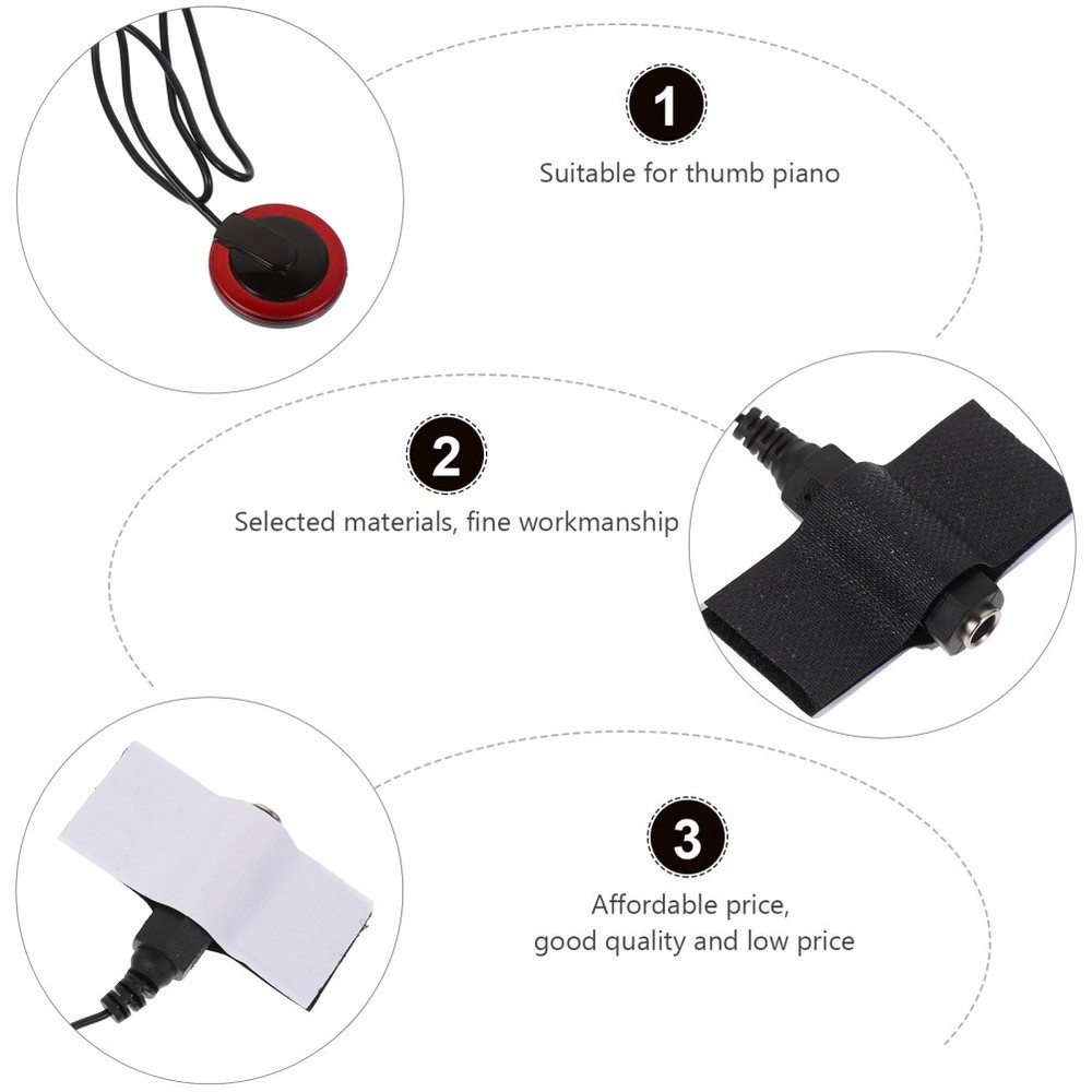 1 Set Universal Instrument Pickup Practical Thumb Piano Pickup Accessory