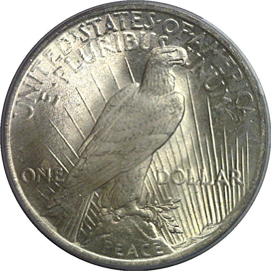 1923 Peace Dollar PCGS MS-66