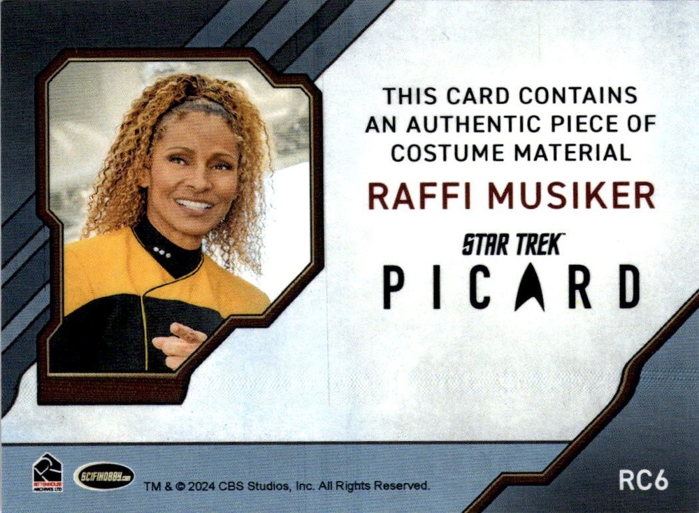 Star Trek 'Picard' "Raffi Misiker" Authentic Costume Material