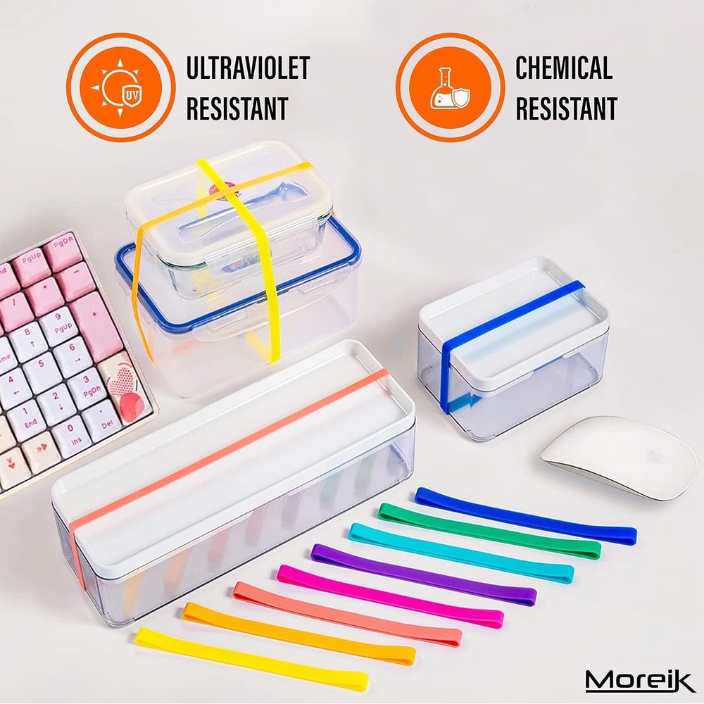 Large Rubber Bands Heavy Duty – Thick Wide Strong Extra Multicolor