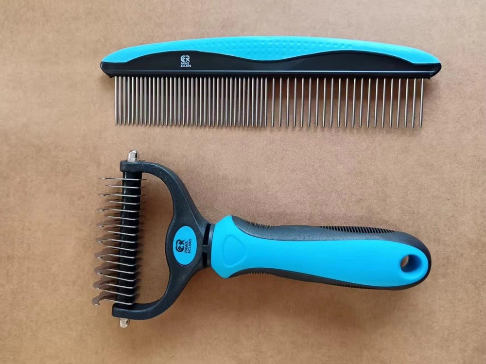 CR Paws & Claws Dog grooming comb-deshedding comb