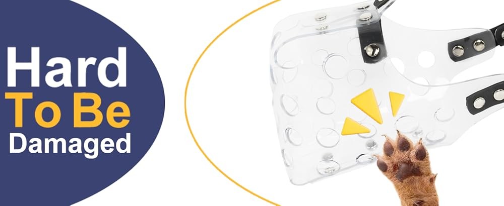 Dog Muzzle, Basket Muzzle for Small Medium Lar Sized Dogs to