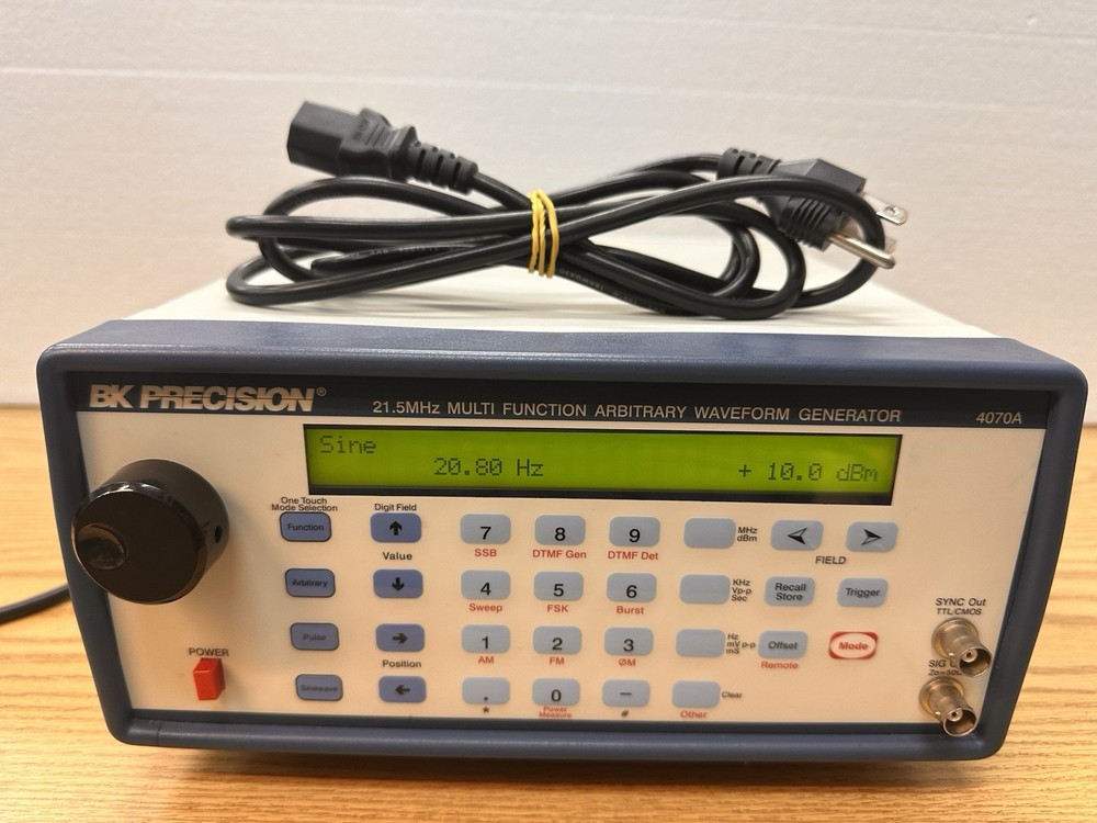 BR 4070A precision 21.5 MHz multi function arbitrary waveform generator