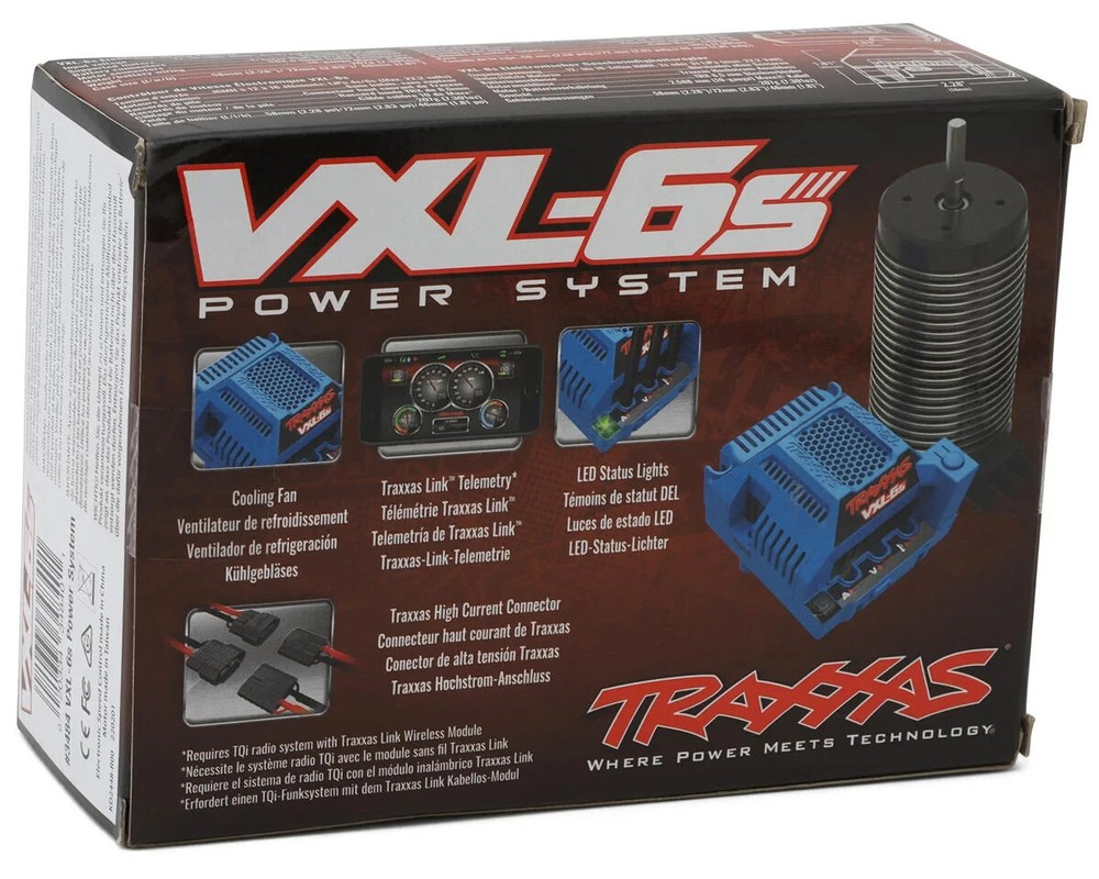 VXL-6S BRUSHLESS POWER SYSTEM COMBO 2000KV TRA3484