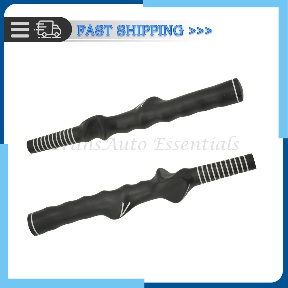 2PC Right-Hand Standard Golf Swing Training Grip Teaching Aid Warm Up Trainer