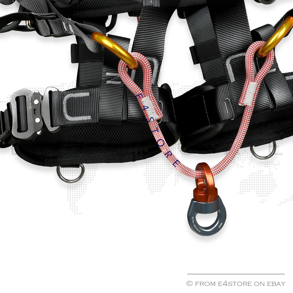 Arborist Tree Climbing Saddle Half Body Harness Black M