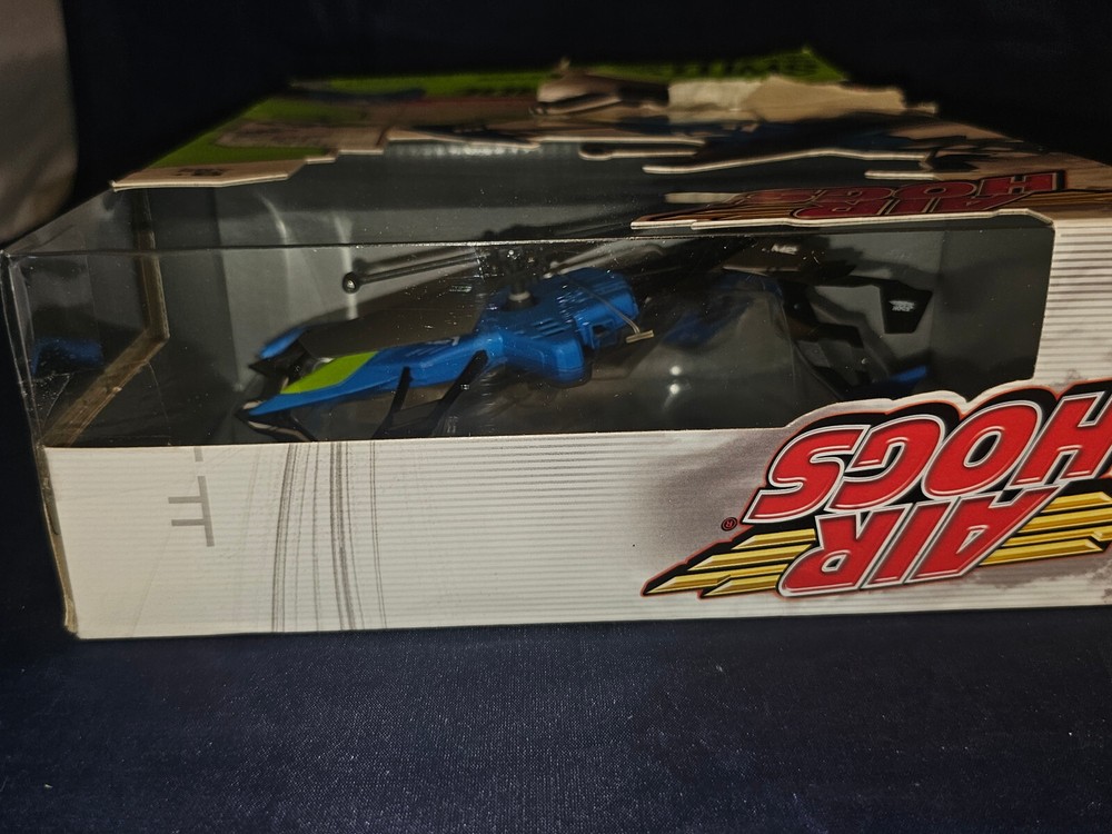 AIR HOGS SWITCHBLADE Blue RC GROUND & RACE HELI SPIN MASTER NO remote controller