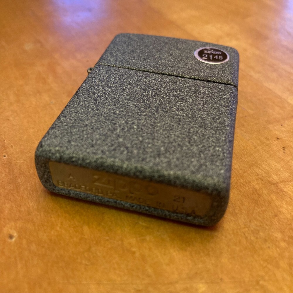 Genuine Zippo Iron Stone windproof Lighter CASE ONLY No Insert/Box