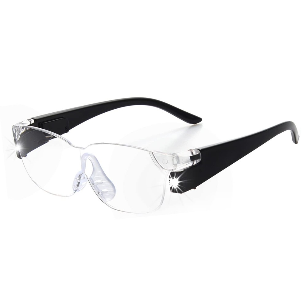 Magnifying Glasses with Light, 160% Magnifying Glasses for Close Work, Crafts...