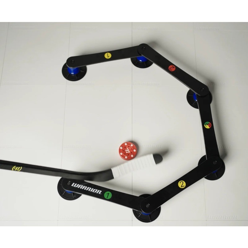 Warrior 5 Section Stick-handling Dangler - Black HDPE - 1 EA 5 Sections