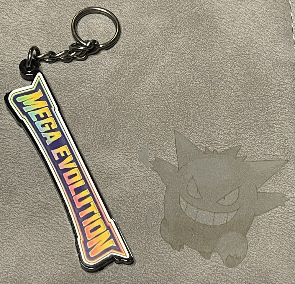 Pokemon TCG Set Mega Evolution Binder Keychains Acrylic *Select Your Set*