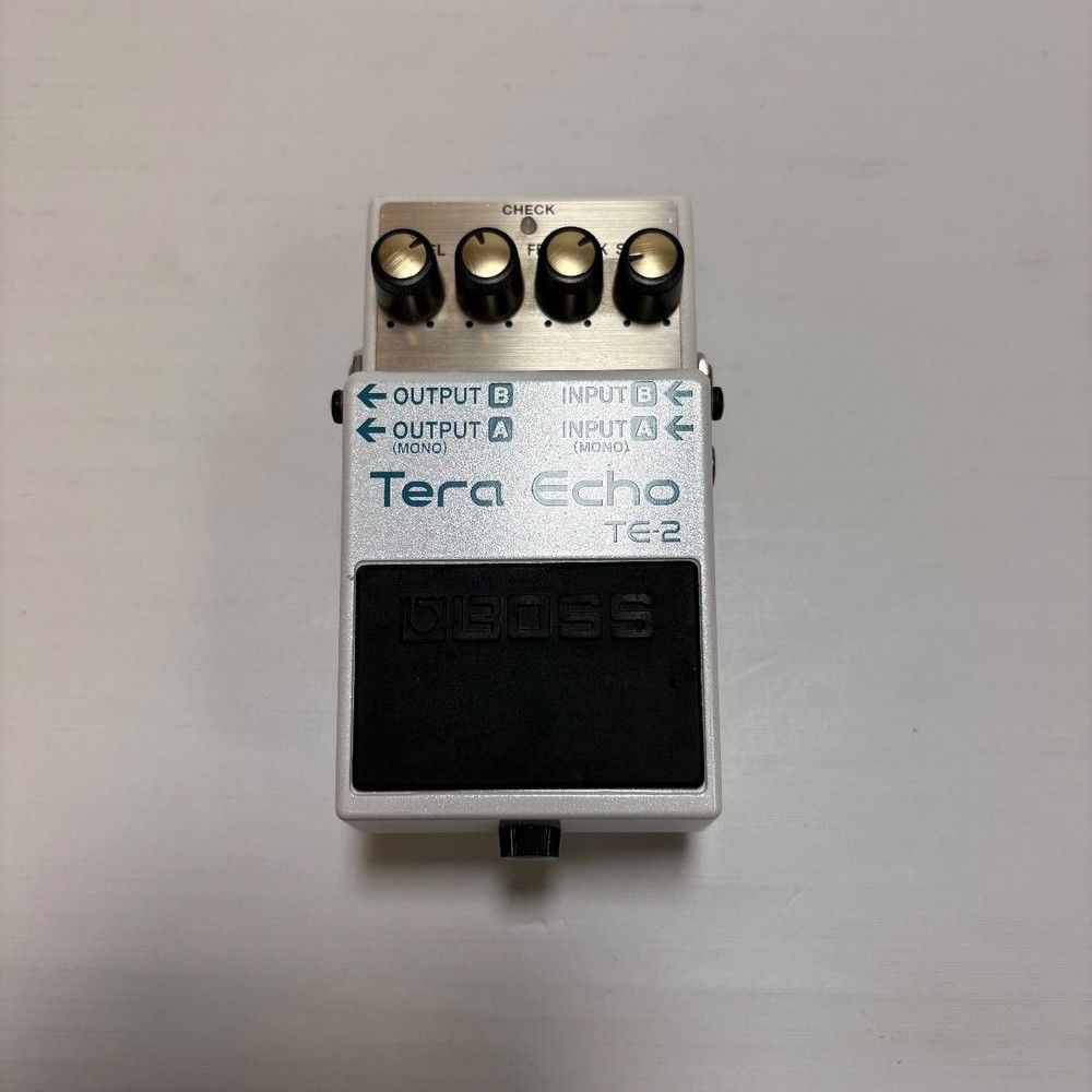 Boss TE-2 Tera Echo Guitar Effects Pedal - White, Ambient Sound Processor