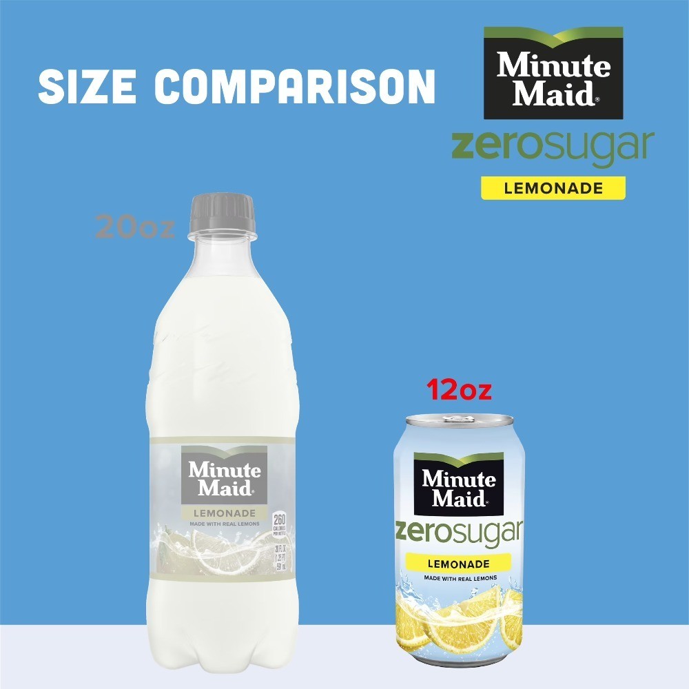 Zero Sugar Lemonade Fridge Pack Cans, 12 fl oz, 12 Pack