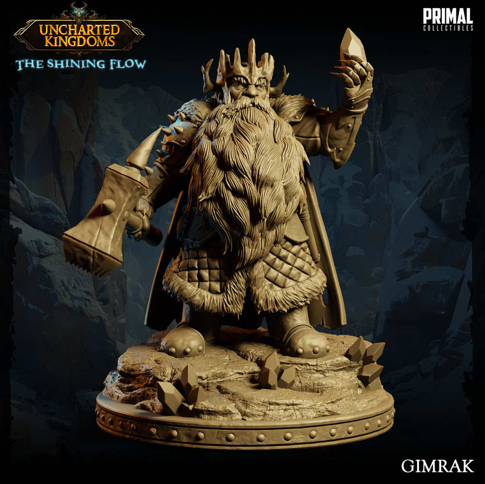 DnD Duergar Dwarf King 32mm