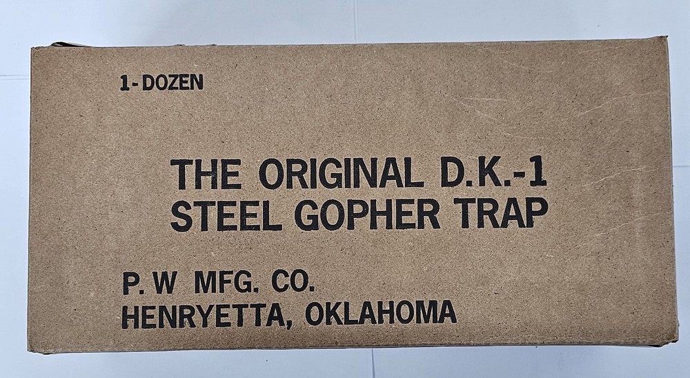 (PACK OF 6) DK-1 Death Klutch Gopher Trap Mole Trap Trapping