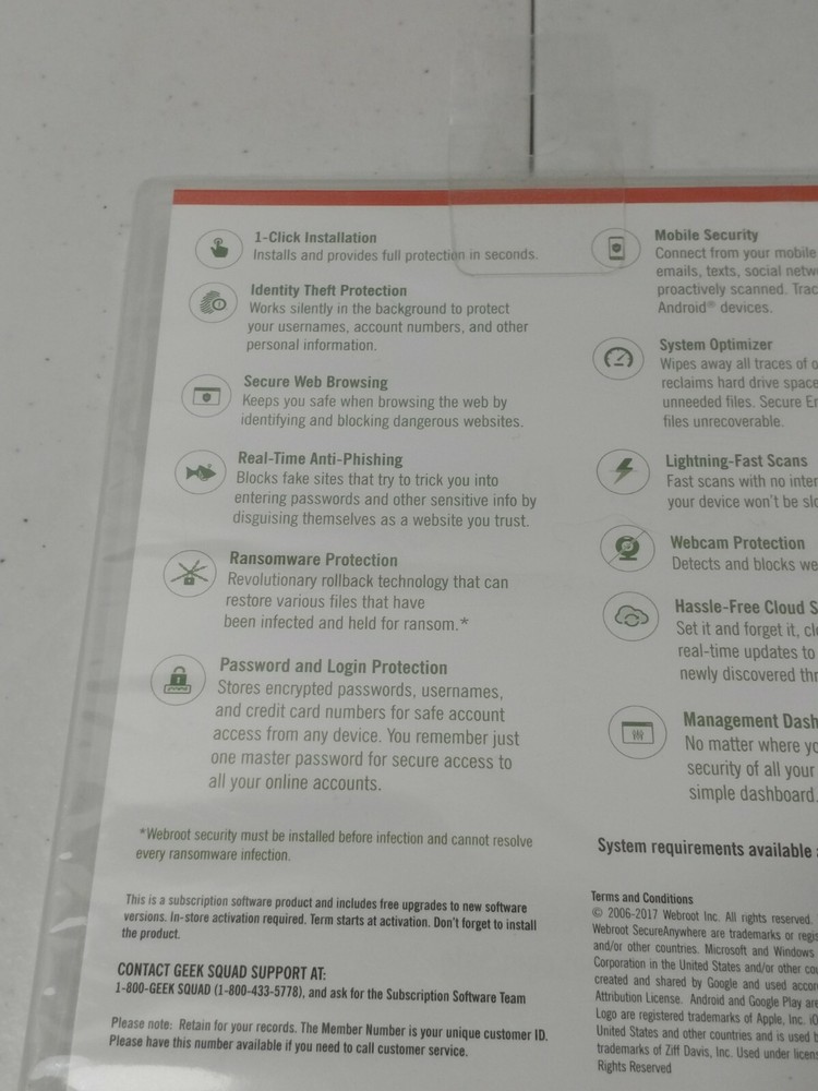 Webroot SecureAnywhere Internet Security - Full Version for Windows & Mac