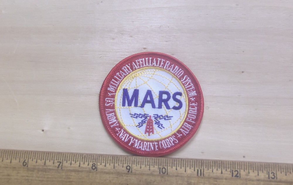 MARS = Military Affiliate Radio System Embroidered Patch