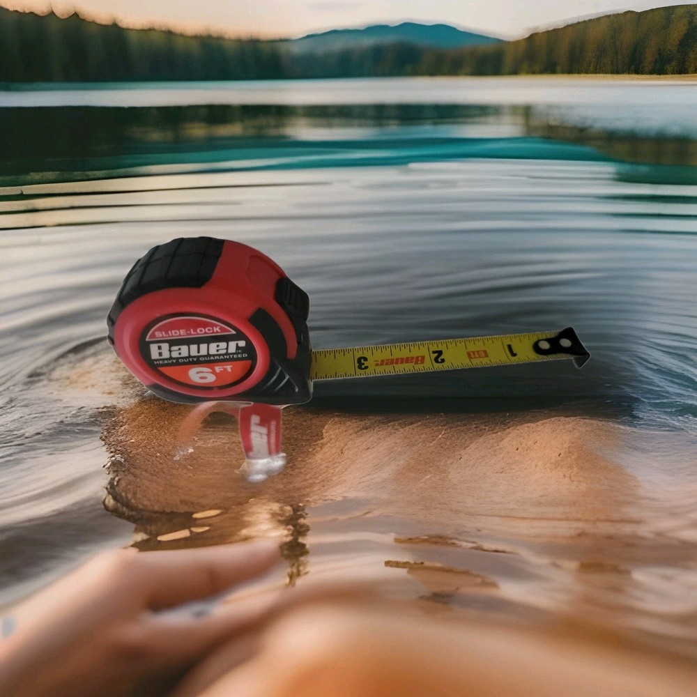 Bauer 6ft tape measure .