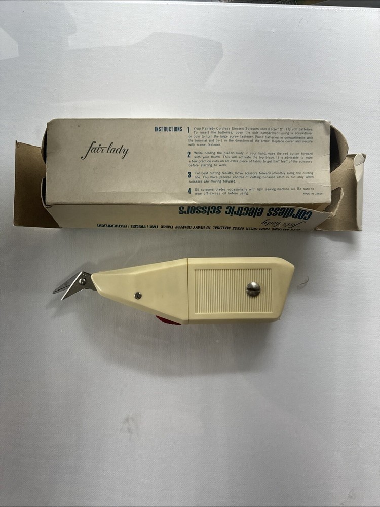 Fair Lady Cordless Electric Scissors With Box