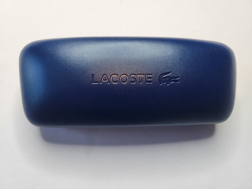 LACOSTE MEDIUM DARK BLUE HARD SUNGLASS CASE