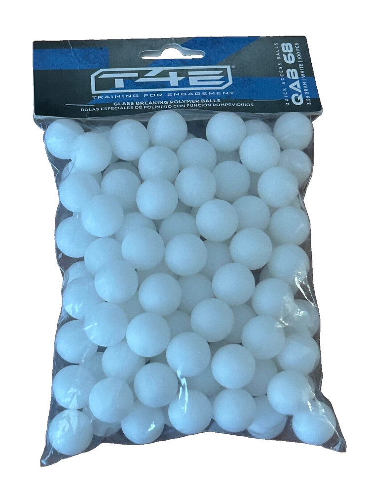 T4E Performance QAB 68 3.59 g,  -WHITE-100CT