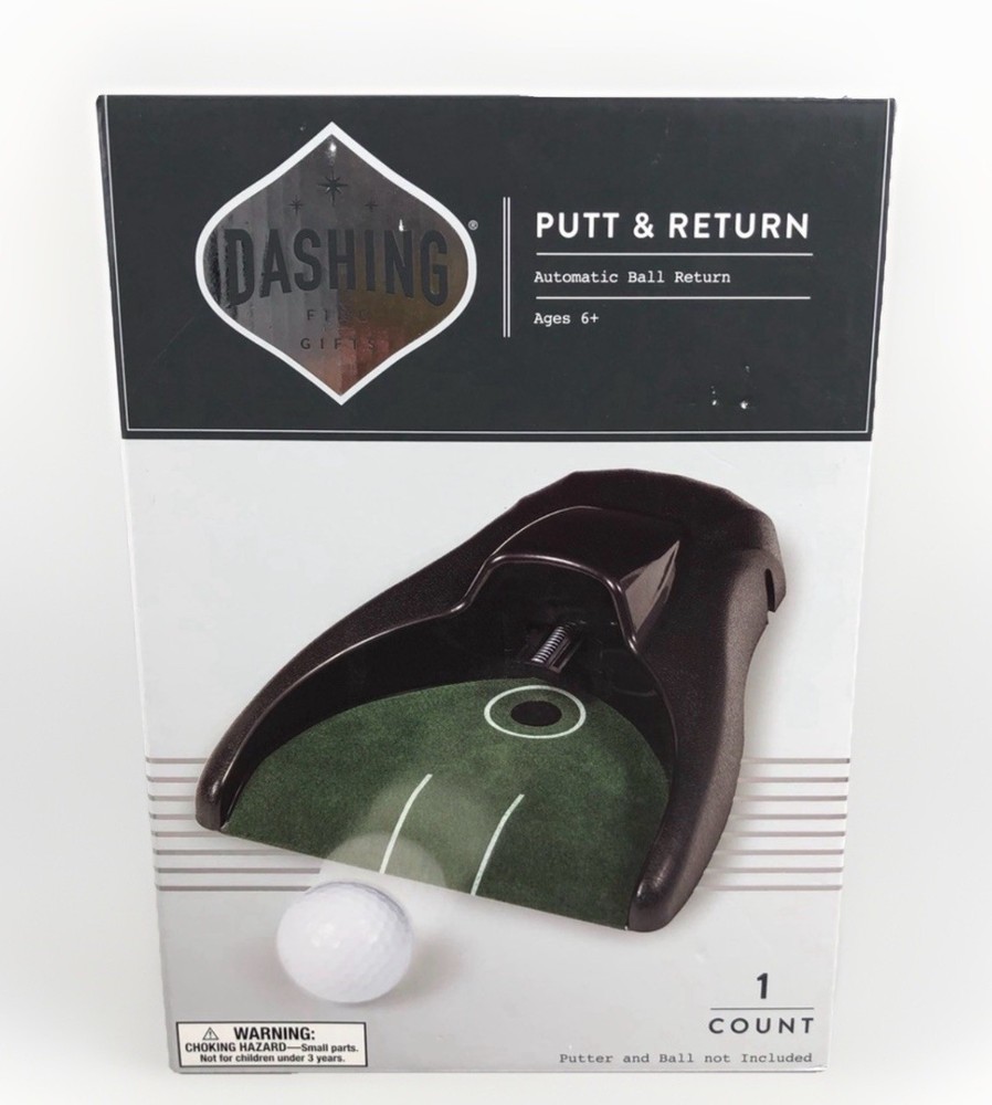 Dashing Putt and Return Automatic Ball Return Indoor Golf Putting Practice Cup