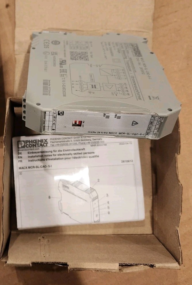 1pcs Phoenix Contact MACX MCR-SL-CAC- 5-I 2810612 Current transmitter