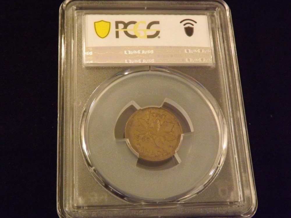 1949 1C Canada PCGS AU 50