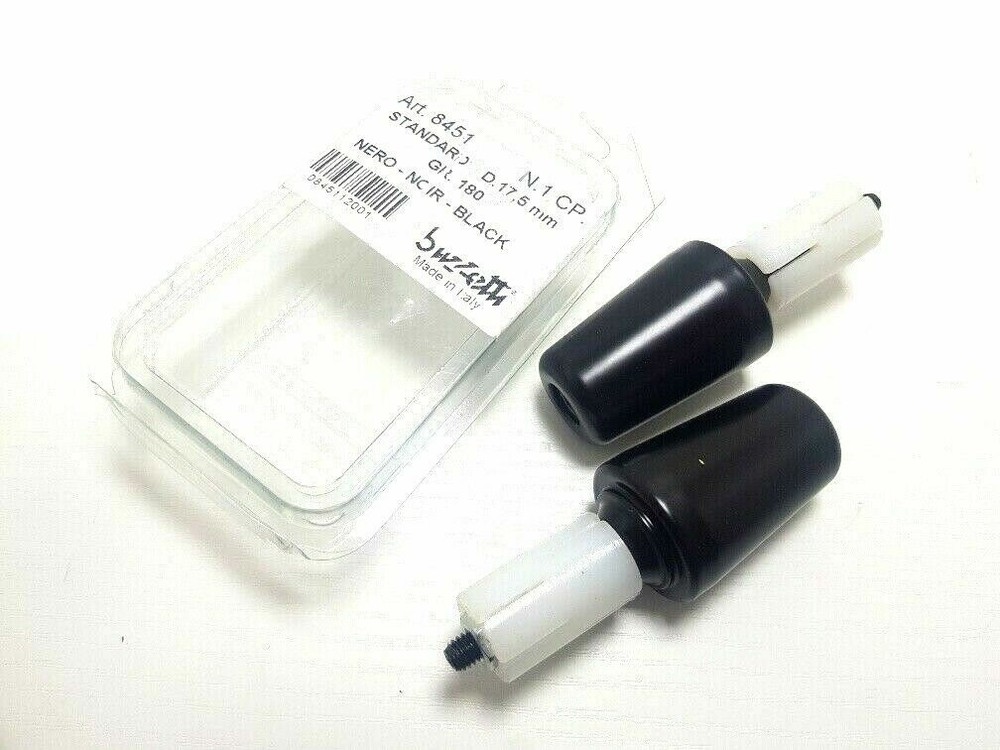 8451N Buzzetti Moto Scooter Stabilizer Weights Black Handlebar