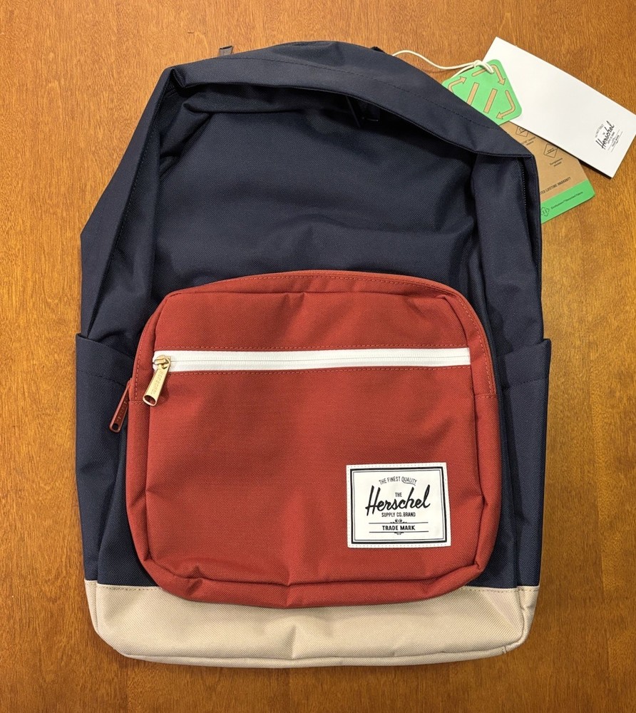Herschel Pop Quiz Backpack Navy/Red/Cream