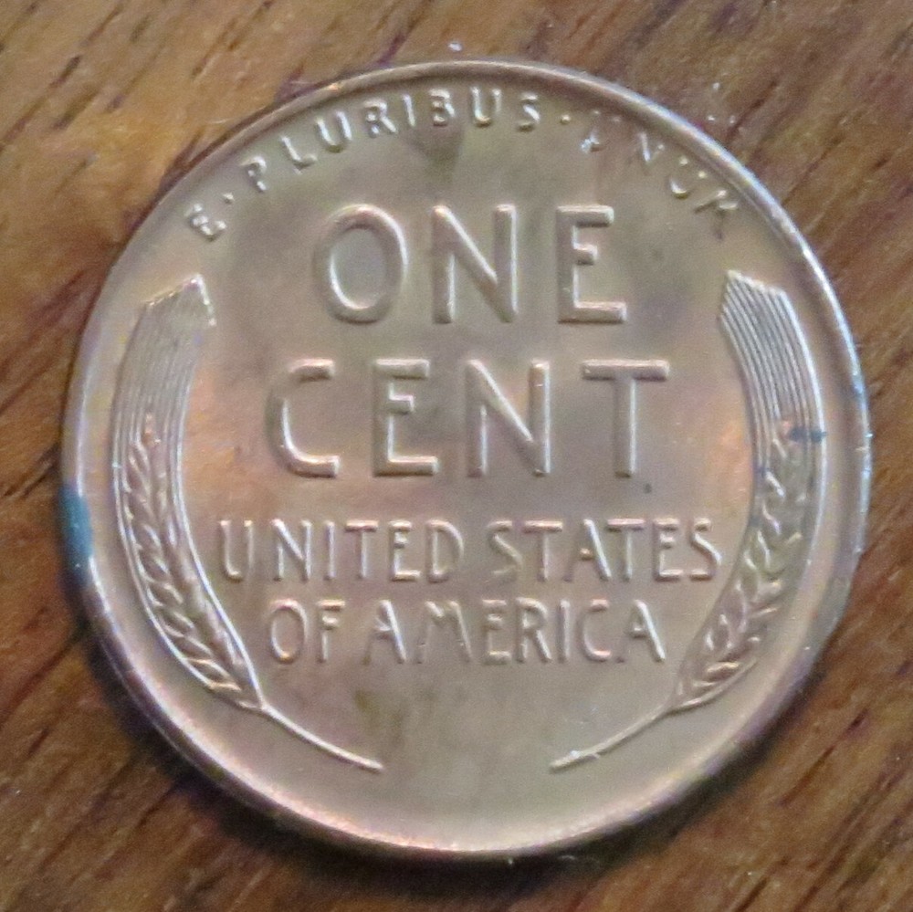 1937 1C RD Lincoln Cent - UNC