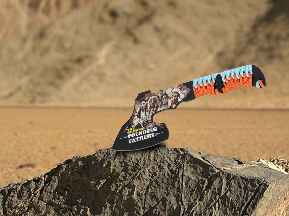 Tomahawk Founding Fathers Axe Survival Hatchet, Great for Outdoors Activity