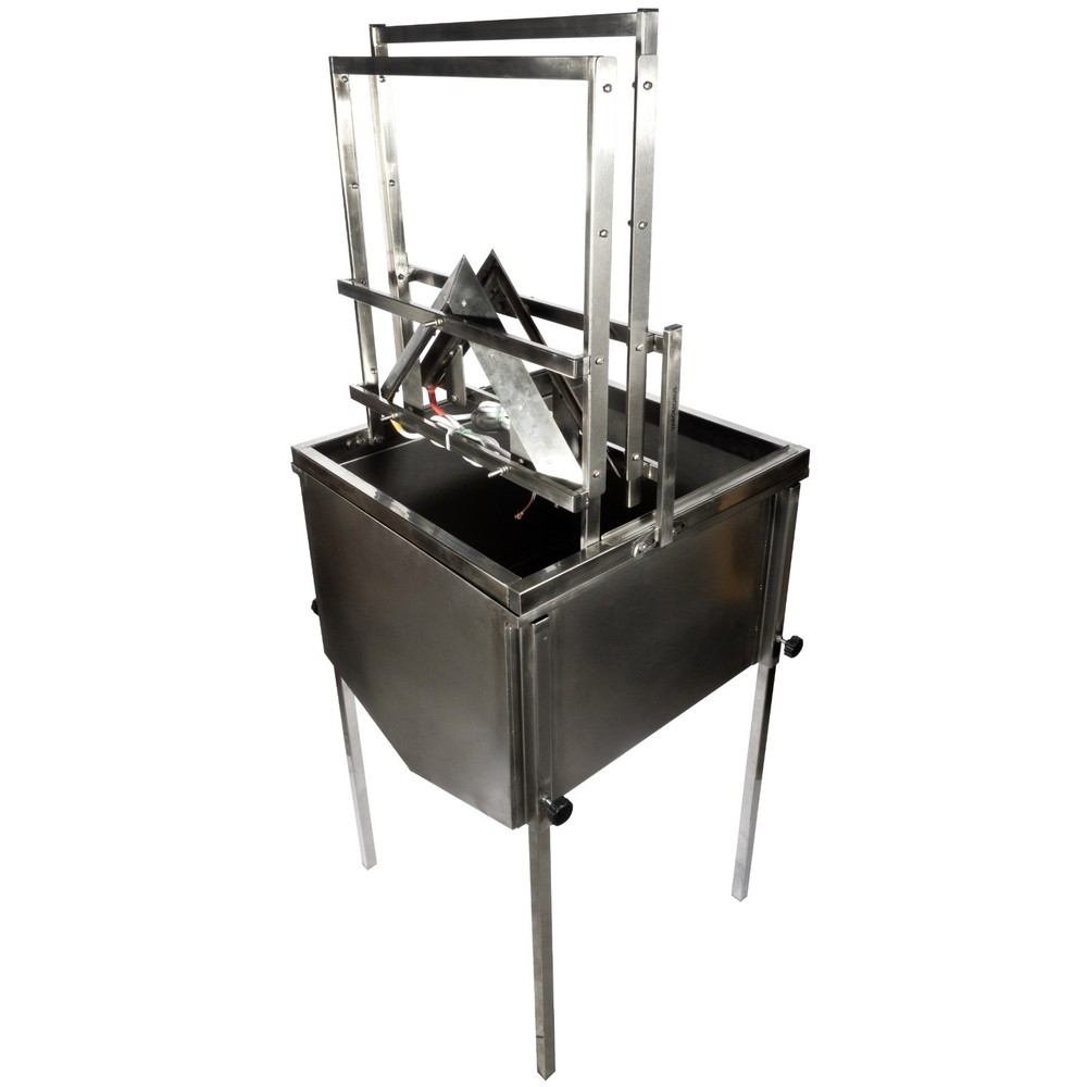 VAROMORUS 12V Hive Frames Uncapping Machine Stainless Steel Honeycomb