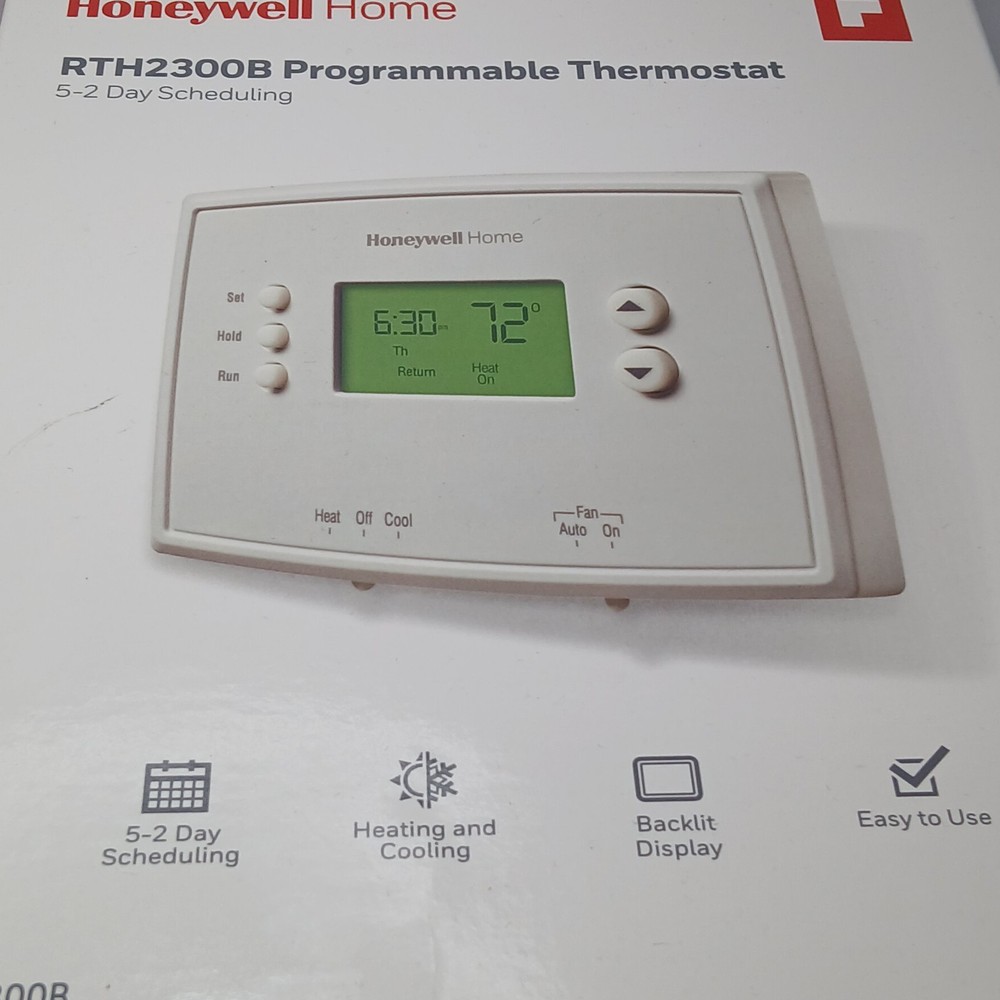 Honeywell Home RTH2300B Programmable Thermostat.